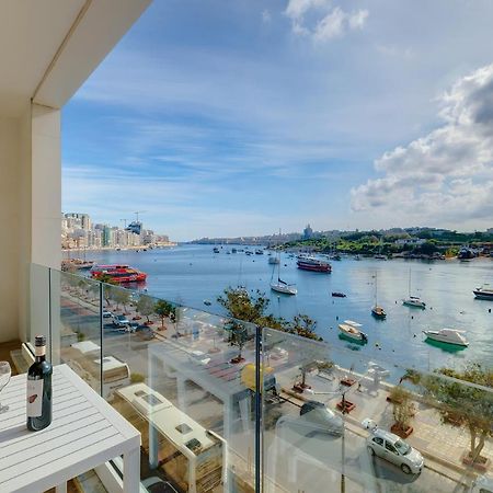 Superlative Apartment With Valletta And Harbour Views スリーマ エクステリア 写真