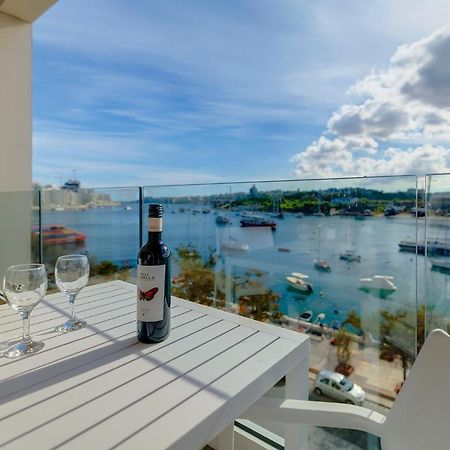 Superlative Apartment With Valletta And Harbour Views スリーマ エクステリア 写真
