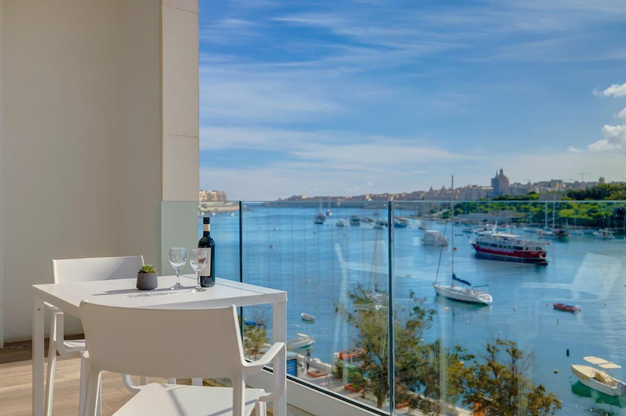 Superlative Apartment With Valletta And Harbour Views スリーマ エクステリア 写真