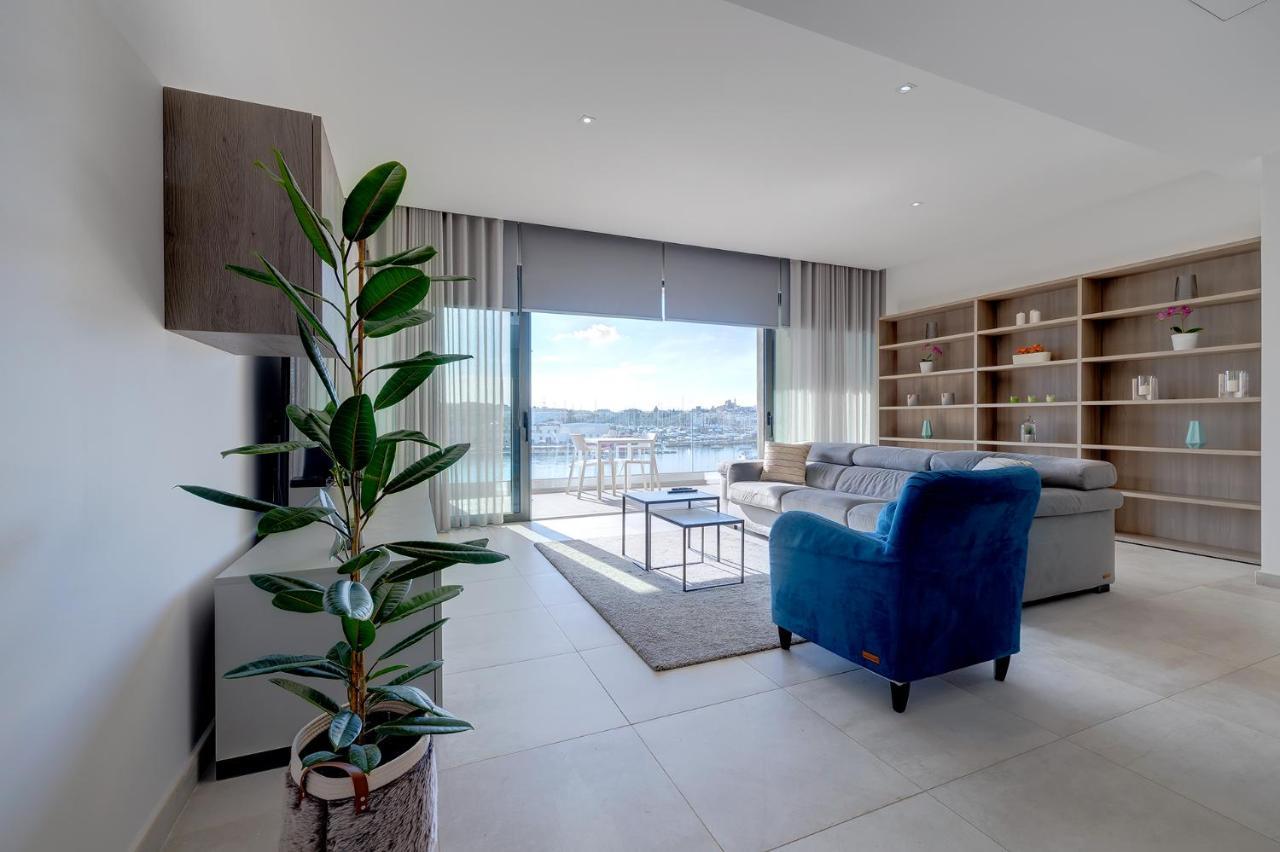 Superlative Apartment With Valletta And Harbour Views スリーマ エクステリア 写真