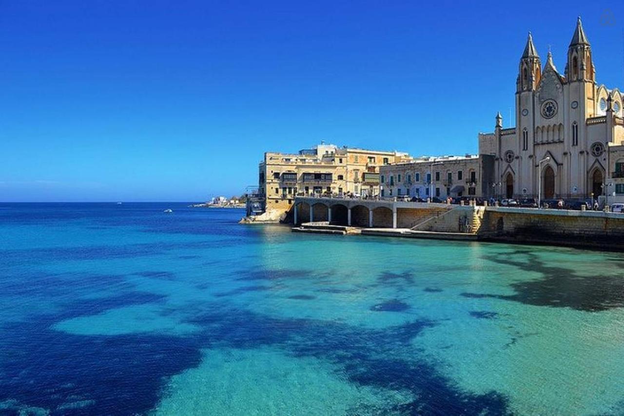 Superlative Apartment With Valletta And Harbour Views スリーマ エクステリア 写真