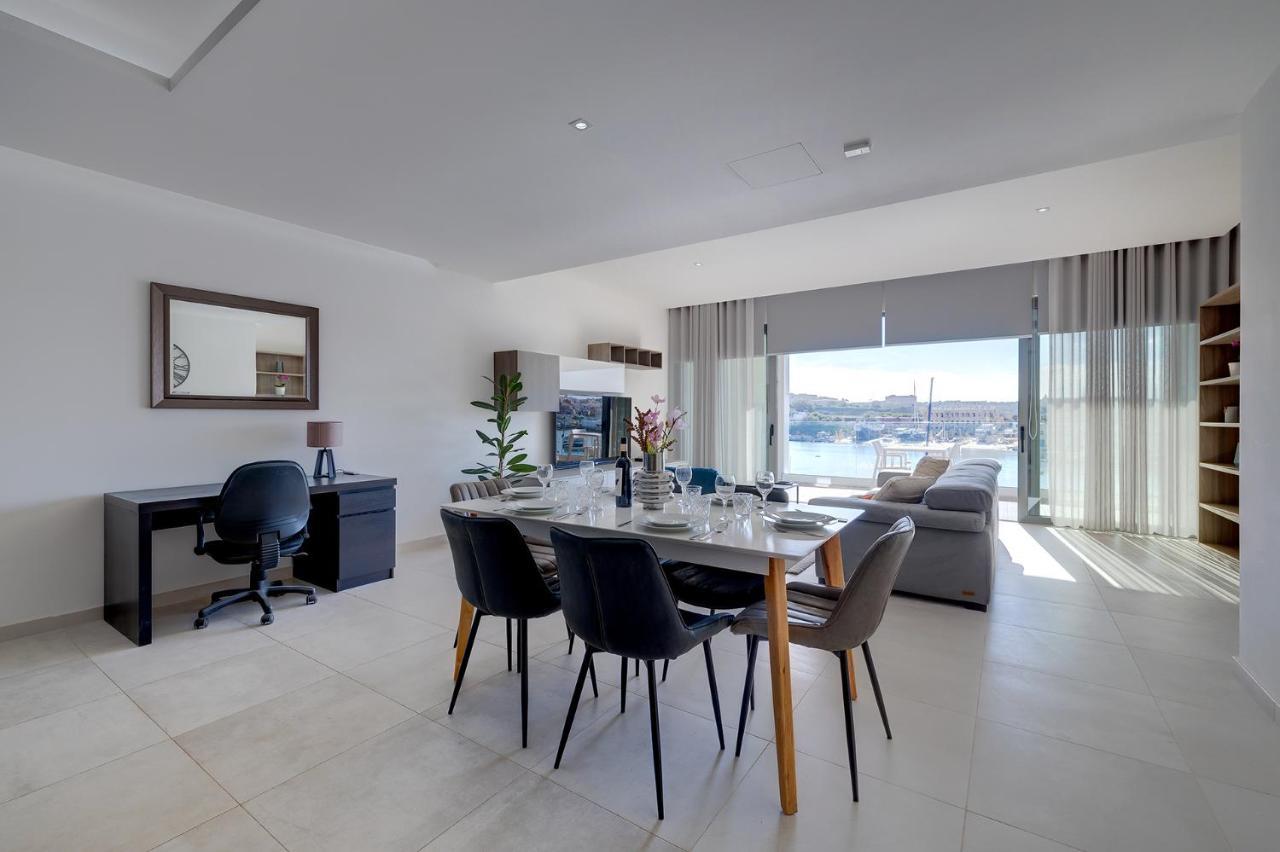 Superlative Apartment With Valletta And Harbour Views スリーマ エクステリア 写真